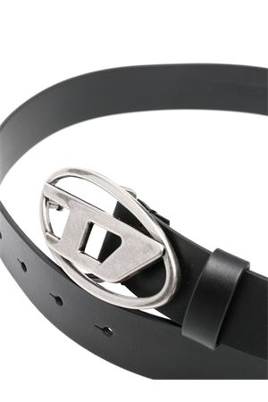 black leather belt DIESEL KIDS | J01226KXBLRK900